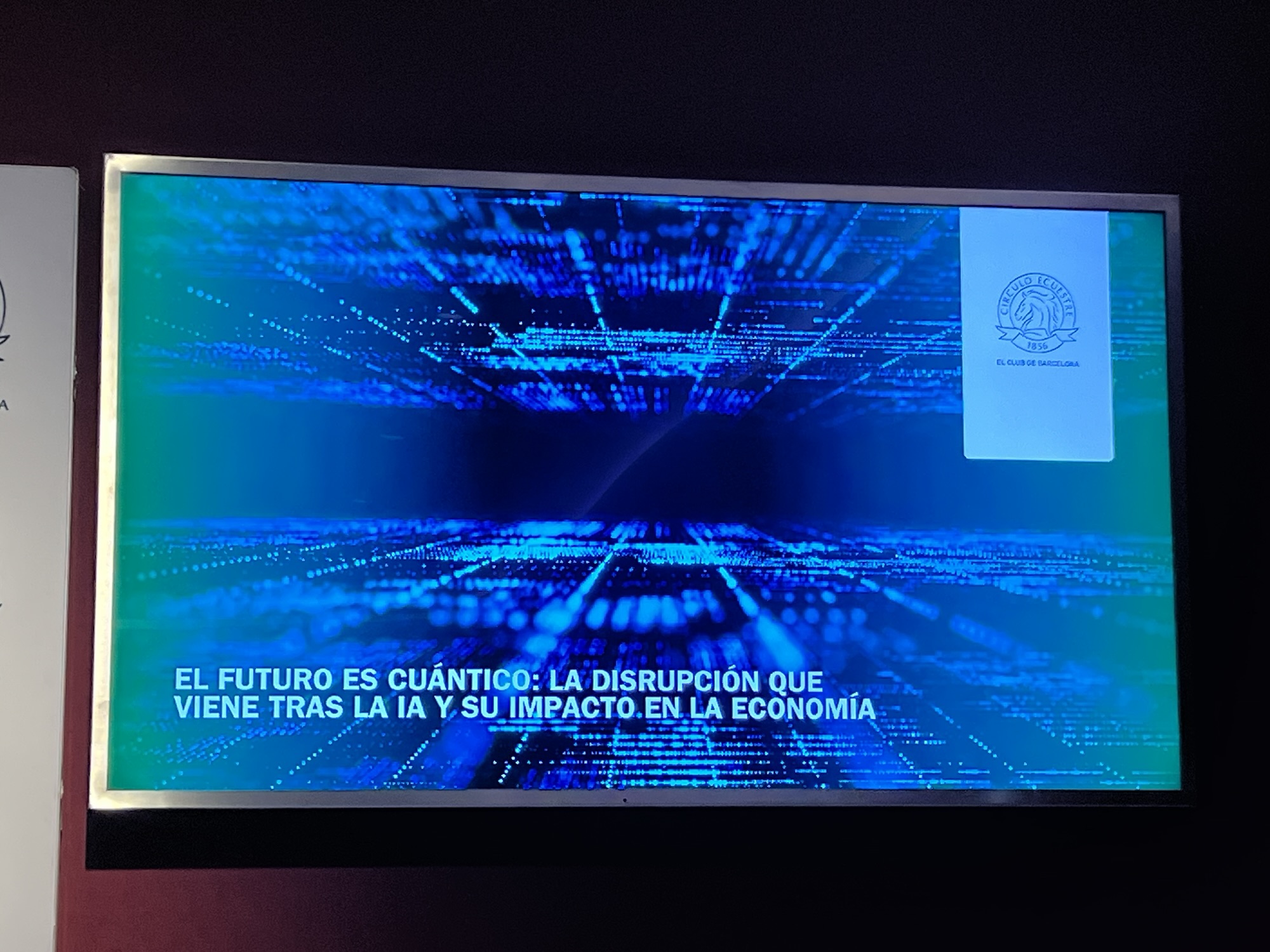 Conferencia sobre QC en el Círculo Ecuestre